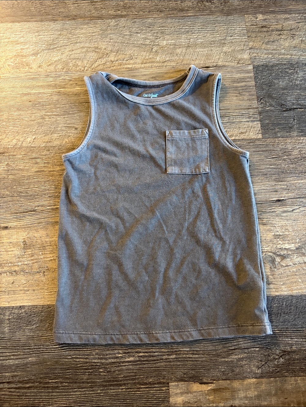 Cat & Jack Gray Boys' Pocket Tank Top‎